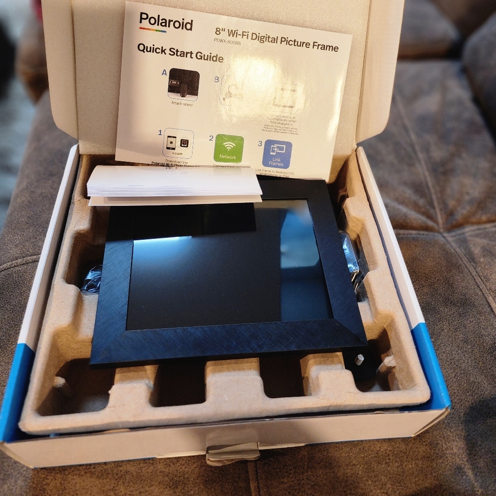 8" Polaroid WiFi Digital Picture Frame - Picture 2 of 2